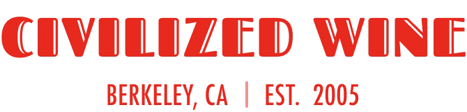 Bold & playful Civilized Wine wordmark